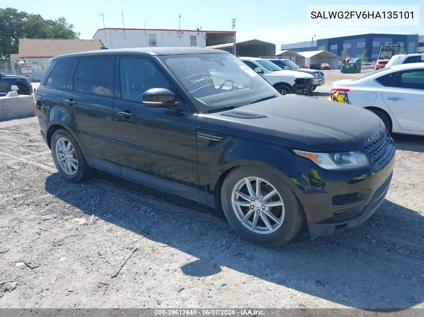 2017 Land Rover Range Rover Sport 3.0L V6 Supercharged Se VIN: SALWG2FV6HA135101 Lot: 39613640