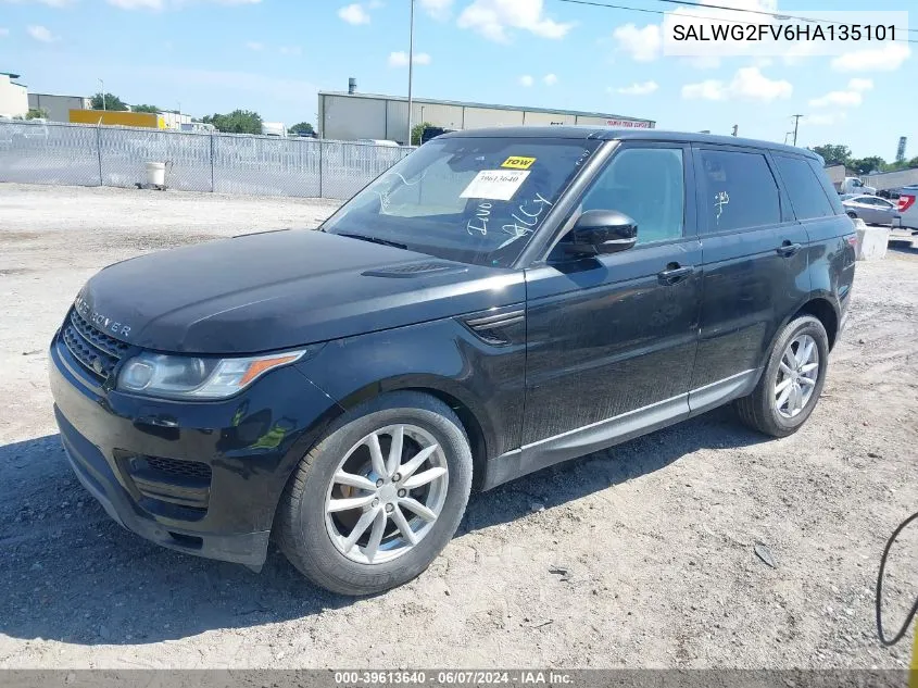 SALWG2FV6HA135101 2017 Land Rover Range Rover Sport 3.0L V6 Supercharged Se