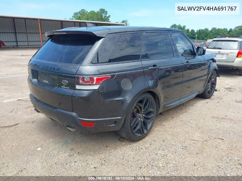 2017 Land Rover Range Rover Sport 3.0L V6 Supercharged Hse Dynamic VIN: SALWV2FV4HA691767 Lot: 39616192