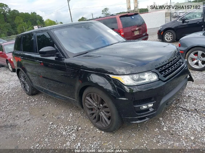 2017 Land Rover Range Rover Sport 3.0L V6 Supercharged Hse Dynamic VIN: SALWV2FV2HA157182 Lot: 39732495