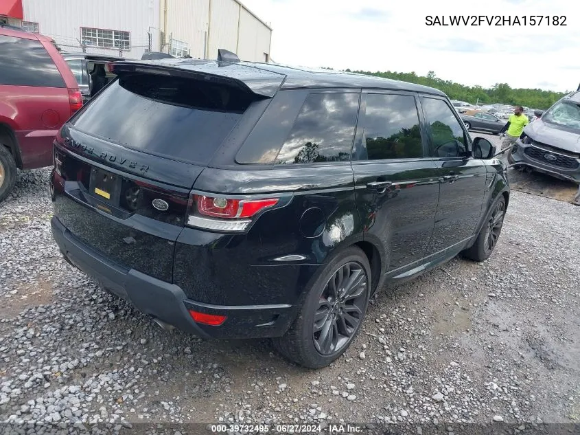 2017 Land Rover Range Rover Sport 3.0L V6 Supercharged Hse Dynamic VIN: SALWV2FV2HA157182 Lot: 39732495