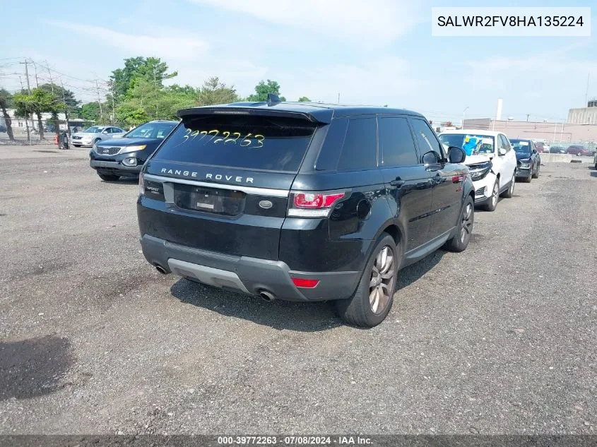 SALWR2FV8HA135224 2017 Land Rover Range Rover Sport Hse