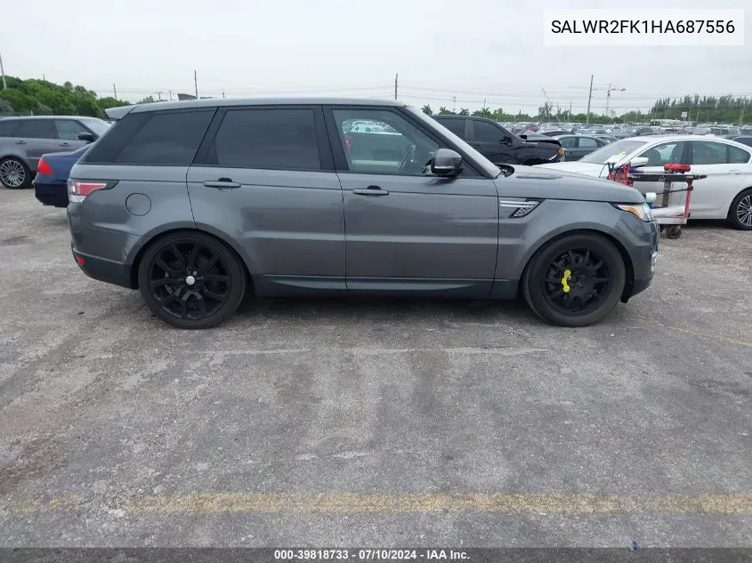 SALWR2FK1HA687556 2017 Land Rover Range Rover Sport 3.0L V6 Turbocharged Diesel Hse Td6