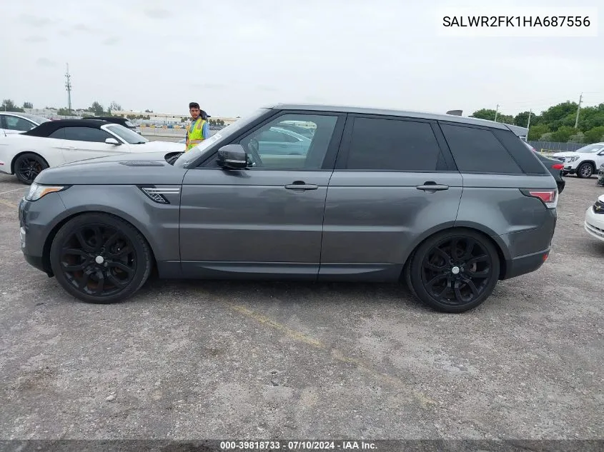 SALWR2FK1HA687556 2017 Land Rover Range Rover Sport 3.0L V6 Turbocharged Diesel Hse Td6