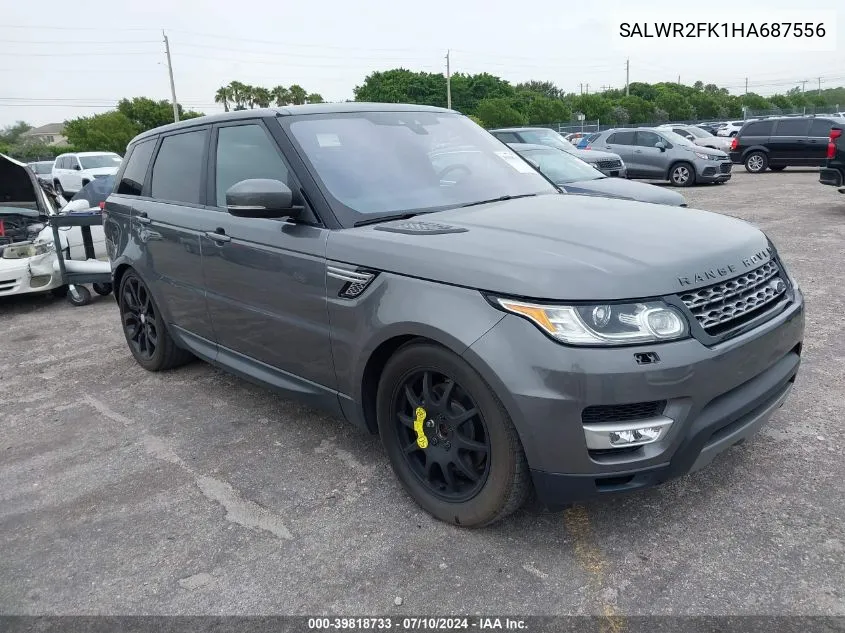 SALWR2FK1HA687556 2017 Land Rover Range Rover Sport 3.0L V6 Turbocharged Diesel Hse Td6