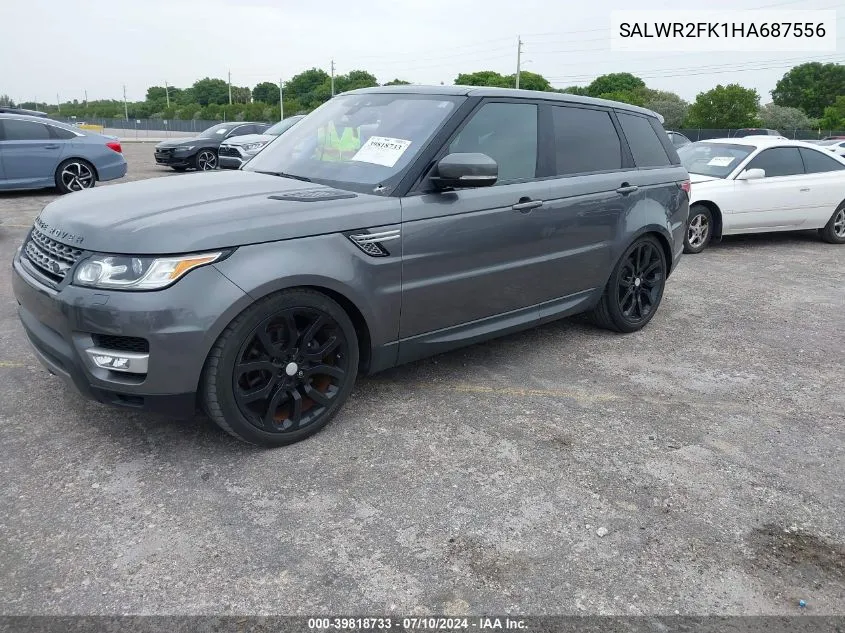 SALWR2FK1HA687556 2017 Land Rover Range Rover Sport 3.0L V6 Turbocharged Diesel Hse Td6