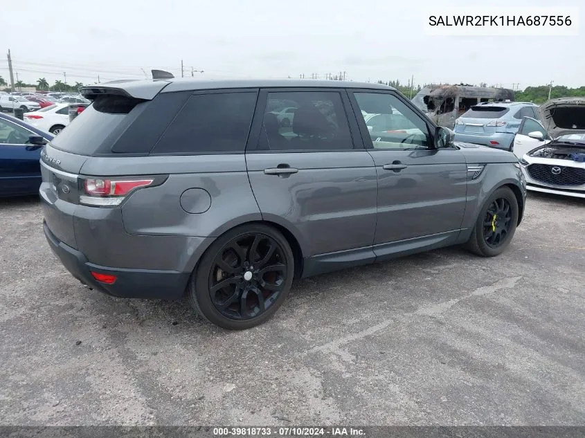 SALWR2FK1HA687556 2017 Land Rover Range Rover Sport 3.0L V6 Turbocharged Diesel Hse Td6