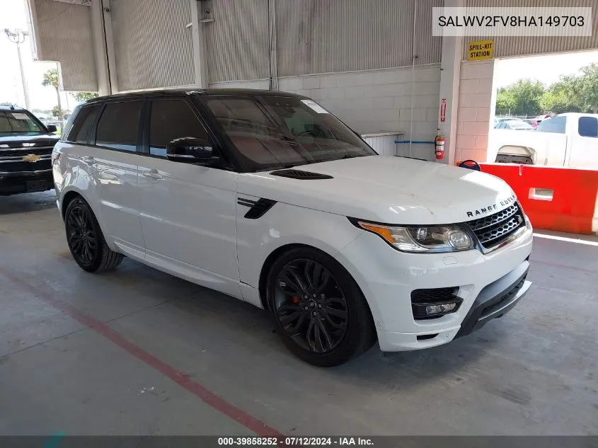 SALWV2FV8HA149703 2017 Land Rover Range Rover Sport Hse Dynamic