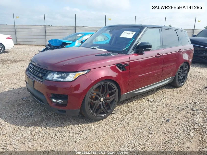 SALWR2FE5HA141286 2017 Land Rover Range Rover Sport