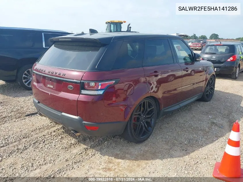 SALWR2FE5HA141286 2017 Land Rover Range Rover Sport