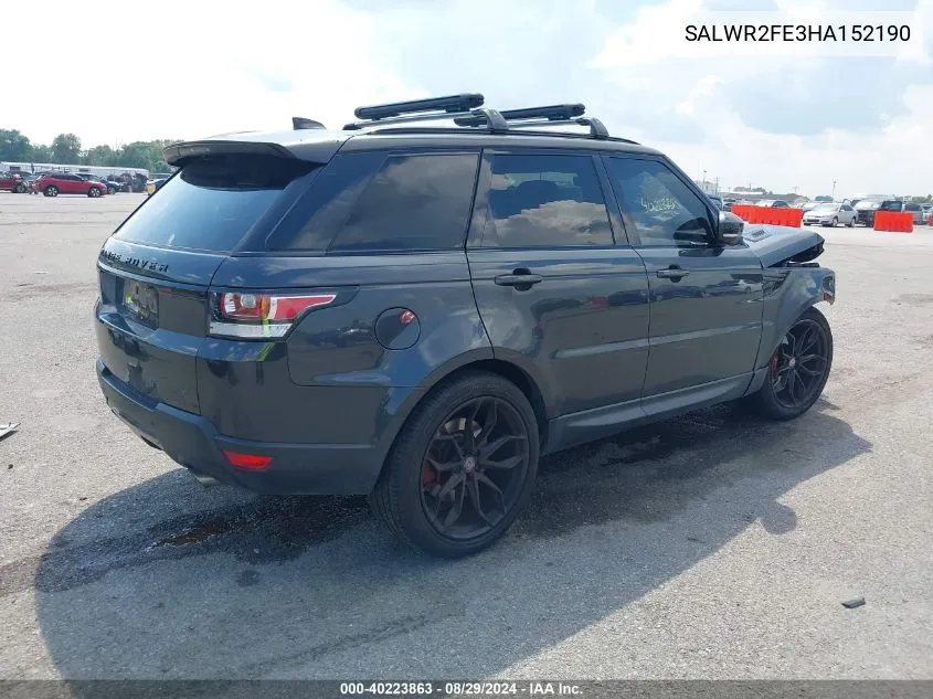 SALWR2FE3HA152190 2017 Land Rover Range Rover Sport 5.0L V8 Supercharged/5.0L V8 Supercharged Dynamic