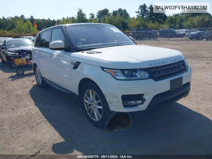 2017 Land Rover Range Rover Sport 3.0L V6 Supercharged Se VIN: SALWG2FV5HA132352 Lot: 40309779