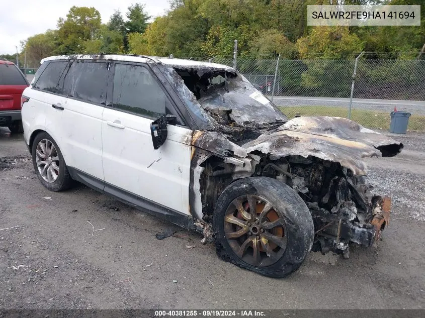 2017 Land Rover Range Rover Sport 5.0L V8 Supercharged/5.0L V8 Supercharged Dynamic VIN: SALWR2FE9HA141694 Lot: 40381255