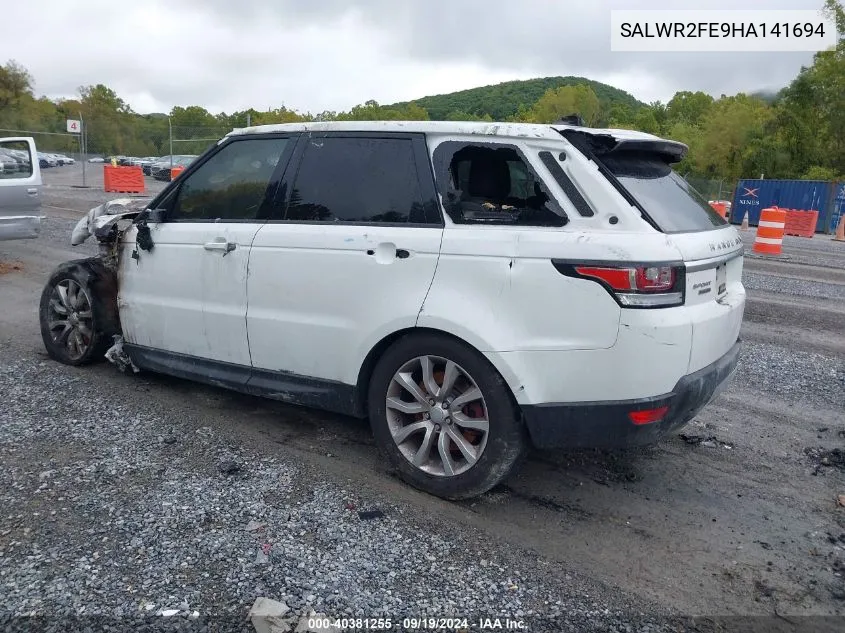 2017 Land Rover Range Rover Sport 5.0L V8 Supercharged/5.0L V8 Supercharged Dynamic VIN: SALWR2FE9HA141694 Lot: 40381255