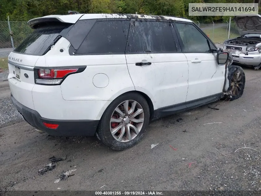 2017 Land Rover Range Rover Sport 5.0L V8 Supercharged/5.0L V8 Supercharged Dynamic VIN: SALWR2FE9HA141694 Lot: 40381255