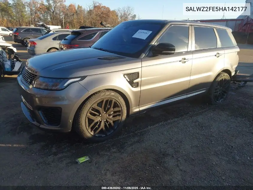 SALWZ2FE5HA142177 2017 Land Rover Range Rover Sport 5.0L V8 Supercharged Svr