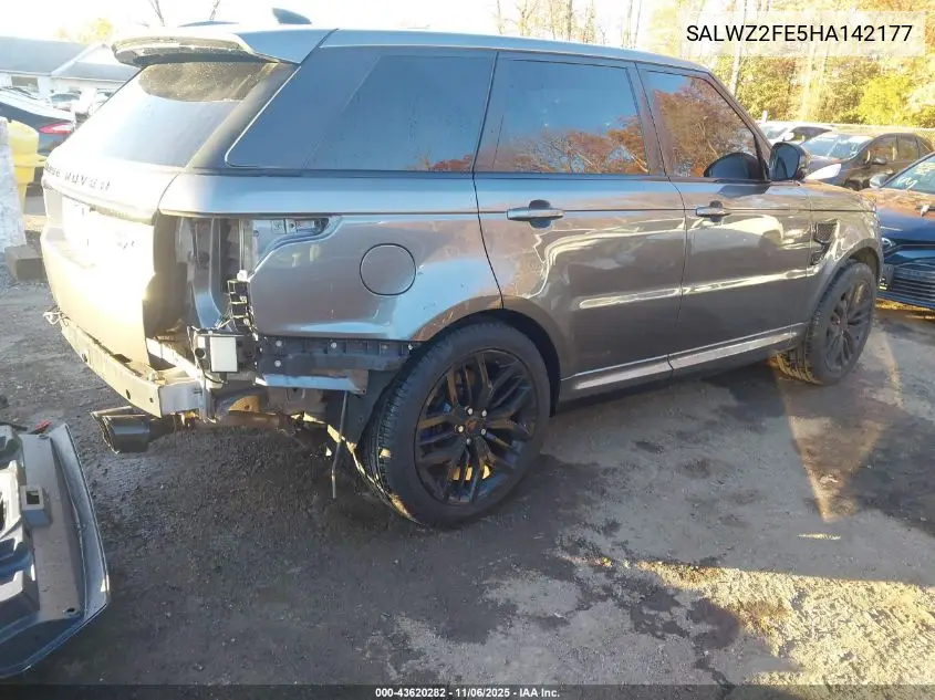 SALWZ2FE5HA142177 2017 Land Rover Range Rover Sport 5.0L V8 Supercharged Svr
