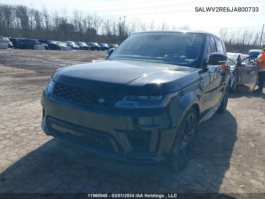 SALWV2RE6JA800733 2018 Land Rover Range Rover Sport Autobiography Dynamic