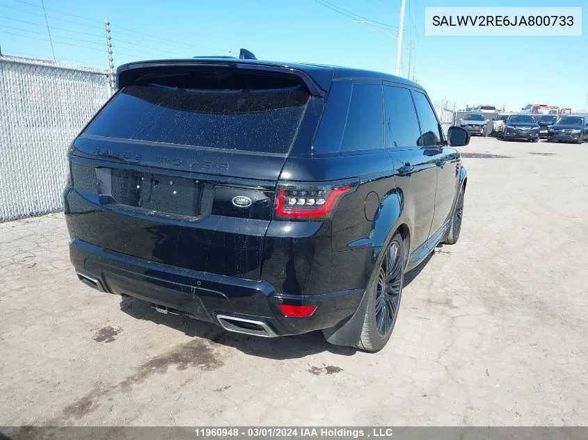 SALWV2RE6JA800733 2018 Land Rover Range Rover Sport Autobiography Dynamic