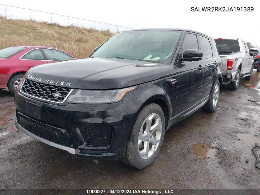 SALWR2RK2JA191389 2018 Land Rover Range Rover Sport