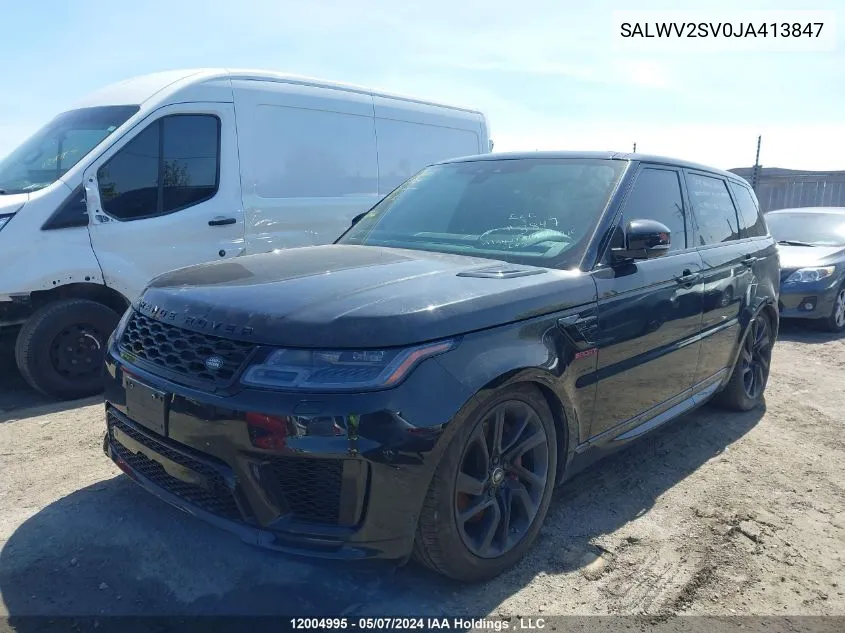 SALWV2SV0JA413847 2018 Land Rover Range Rover Sport Hse Dynamic