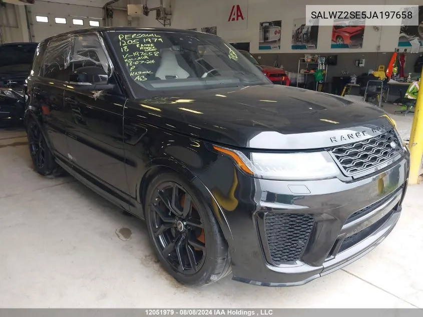 SALWZ2SE5JA197658 2018 Land Rover Range Rover Sport Svr