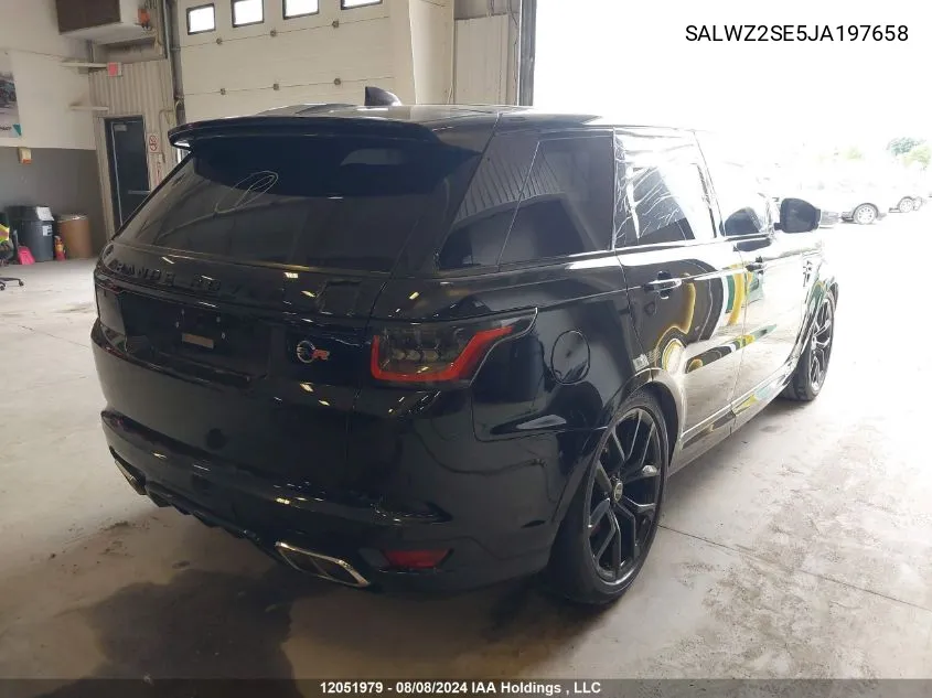 SALWZ2SE5JA197658 2018 Land Rover Range Rover Sport Svr