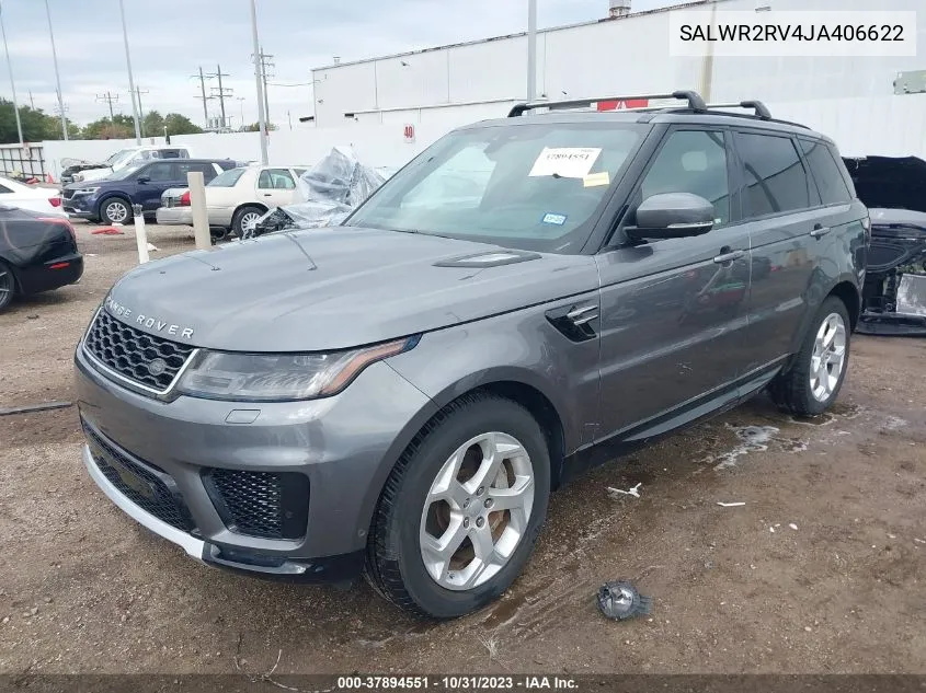 SALWR2RV4JA406622 2018 Land Rover Range Rover Sport Hse