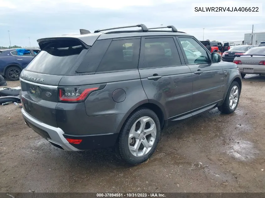 SALWR2RV4JA406622 2018 Land Rover Range Rover Sport Hse