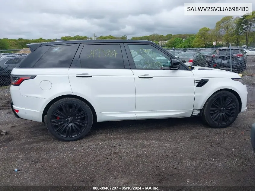 SALWV2SV3JA698480 2018 Land Rover Range Rover Sport Hse Dynamic