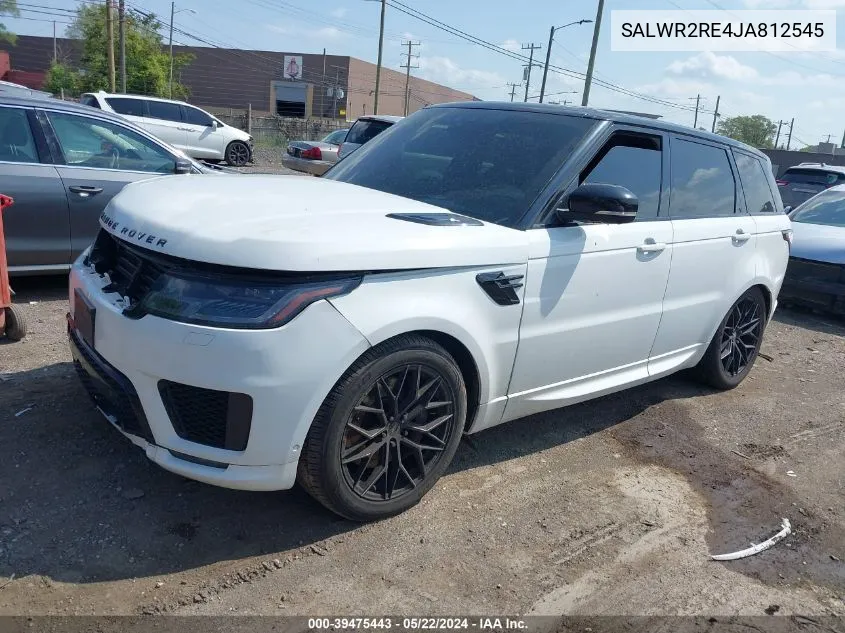 2018 Land Rover Range Rover Sport Supercharged/Supercharged Dynamic VIN: SALWR2RE4JA812545 Lot: 39475443