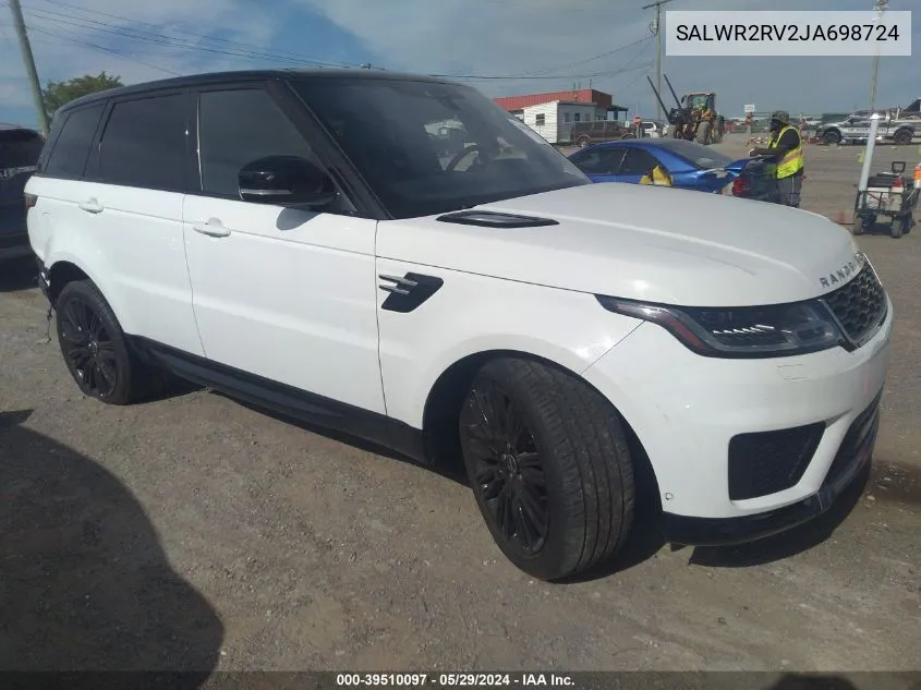 SALWR2RV2JA698724 2018 Land Rover Range Rover Sport Hse