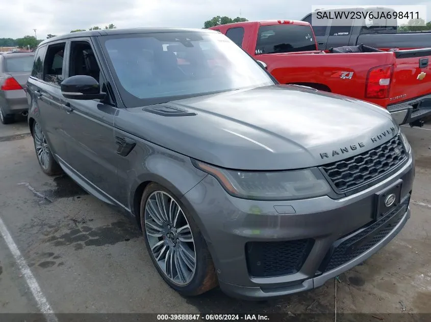 SALWV2SV6JA698411 2018 Land Rover Range Rover Sport Hse Dynamic