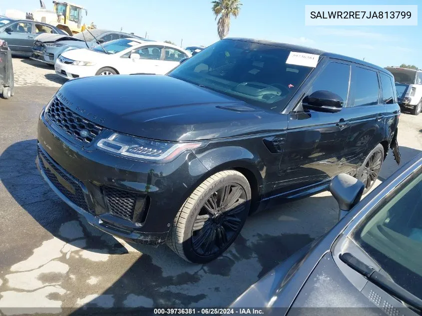 2018 Land Rover Range Rover Sport Supercharged/Supercharged Dynamic VIN: SALWR2RE7JA813799 Lot: 39736381