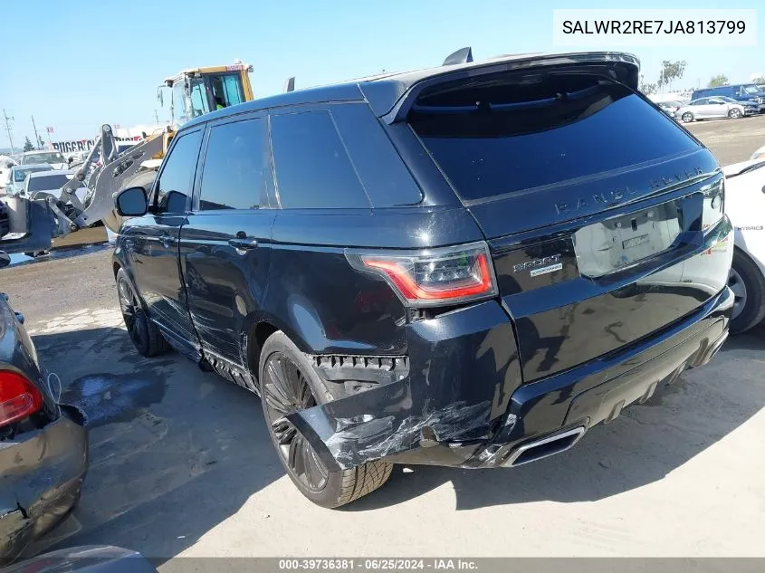 2018 Land Rover Range Rover Sport Supercharged/Supercharged Dynamic VIN: SALWR2RE7JA813799 Lot: 39736381