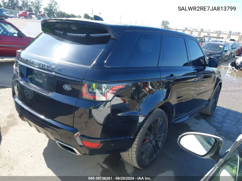 2018 Land Rover Range Rover Sport Supercharged/Supercharged Dynamic VIN: SALWR2RE7JA813799 Lot: 39736381