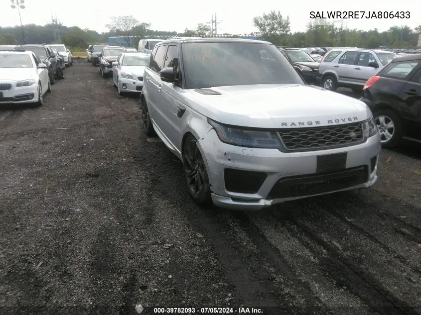 2018 Land Rover Range Rover Sport Supercharged/Supercharged Dynamic VIN: SALWR2RE7JA806433 Lot: 39782093