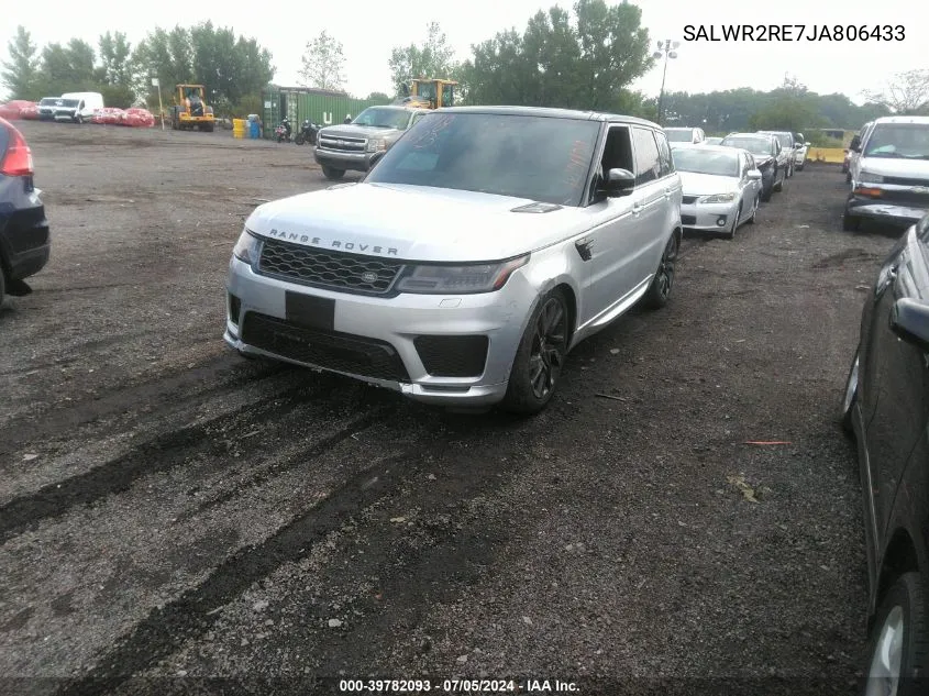 SALWR2RE7JA806433 2018 Land Rover Range Rover Sport Supercharged/Supercharged Dynamic