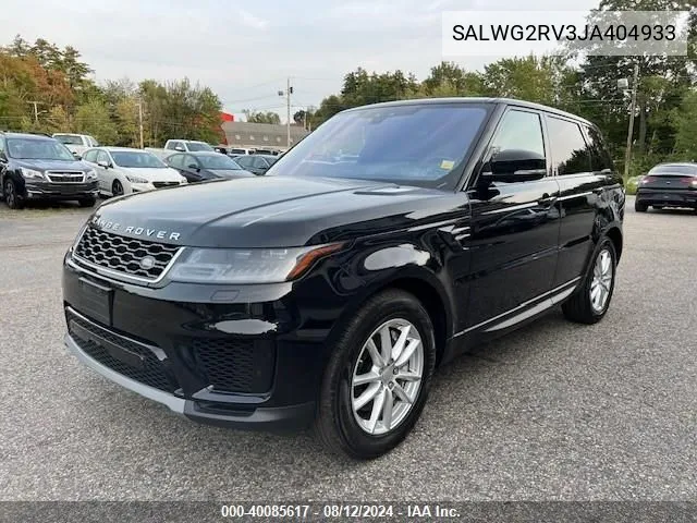 SALWG2RV3JA404933 2018 Land Rover Range Rover Sport Se