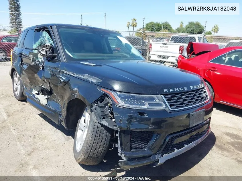 2018 Land Rover Range Rover Sport Hse Td6 VIN: SALWR2RK8JA182048 Lot: 40135951