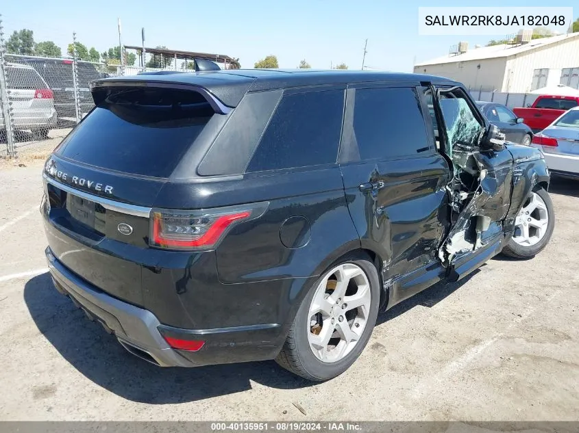 SALWR2RK8JA182048 2018 Land Rover Range Rover Sport Hse Td6