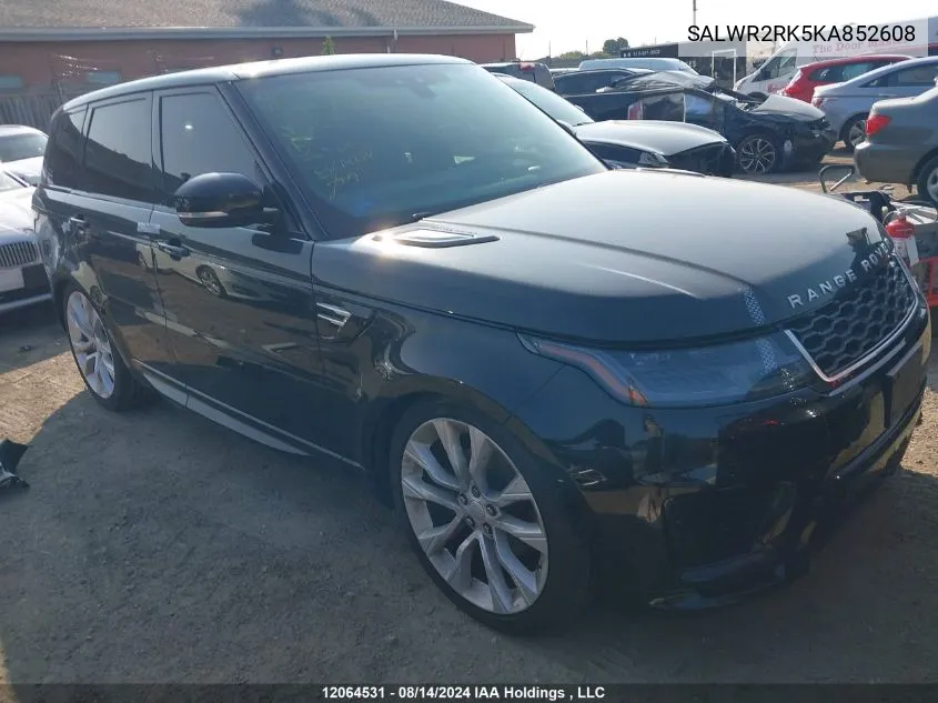 SALWR2RK5KA852608 2019 Land Rover Range Rover Sport