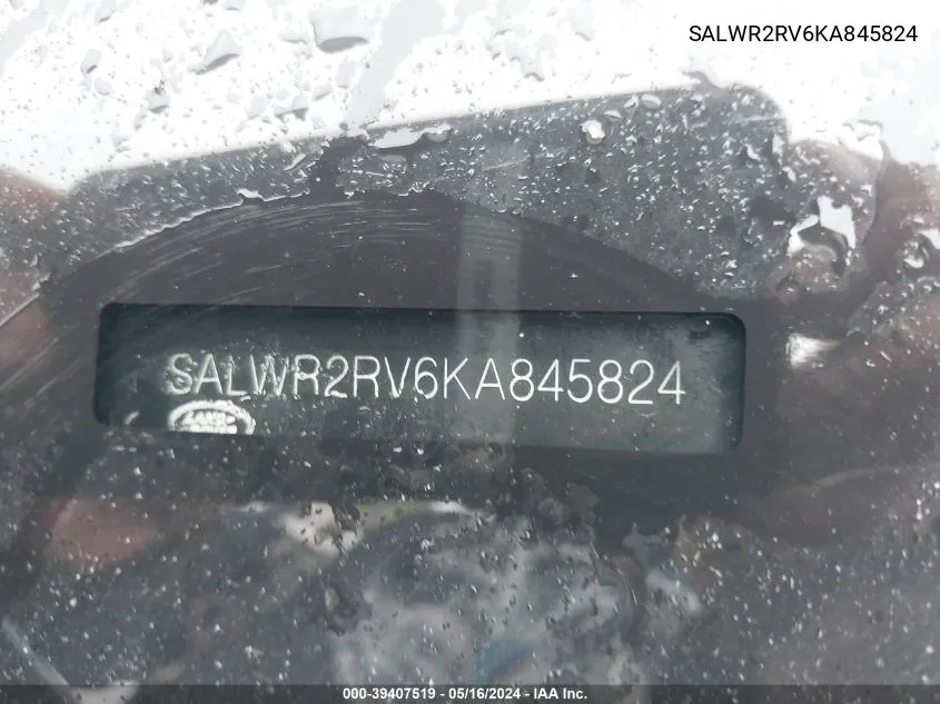 SALWR2RV6KA845824 2019 Land Rover Range Rover Sport Hse