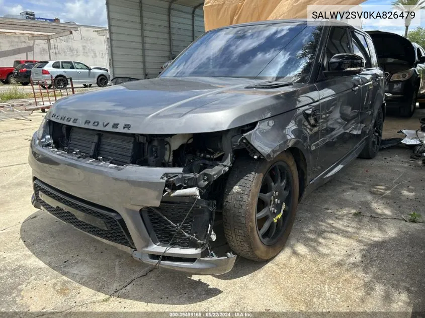 SALWV2SV0KA826479 2019 Land Rover Range Rover Sport