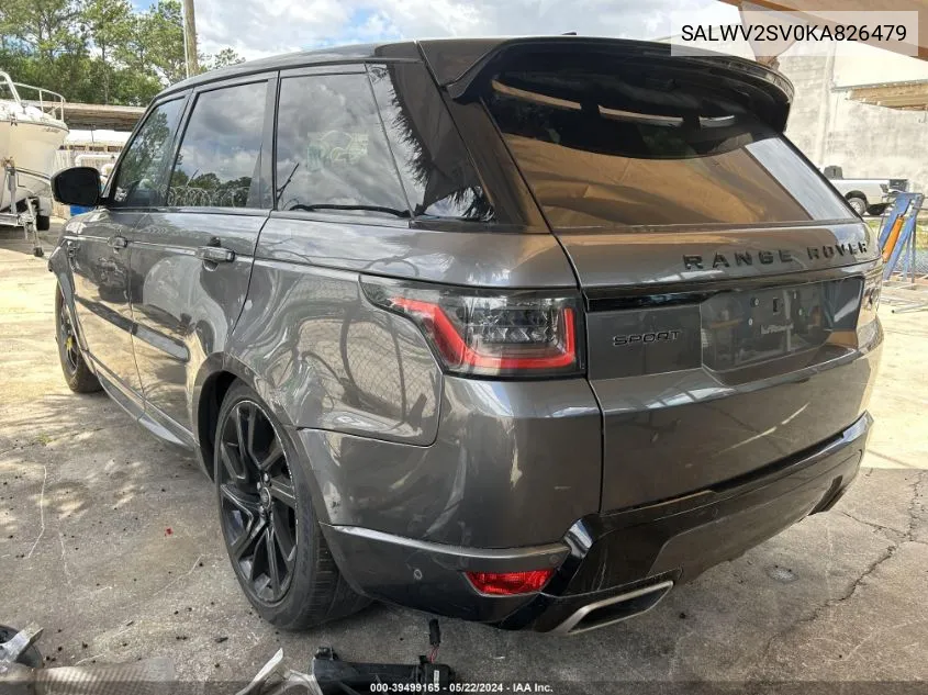 SALWV2SV0KA826479 2019 Land Rover Range Rover Sport