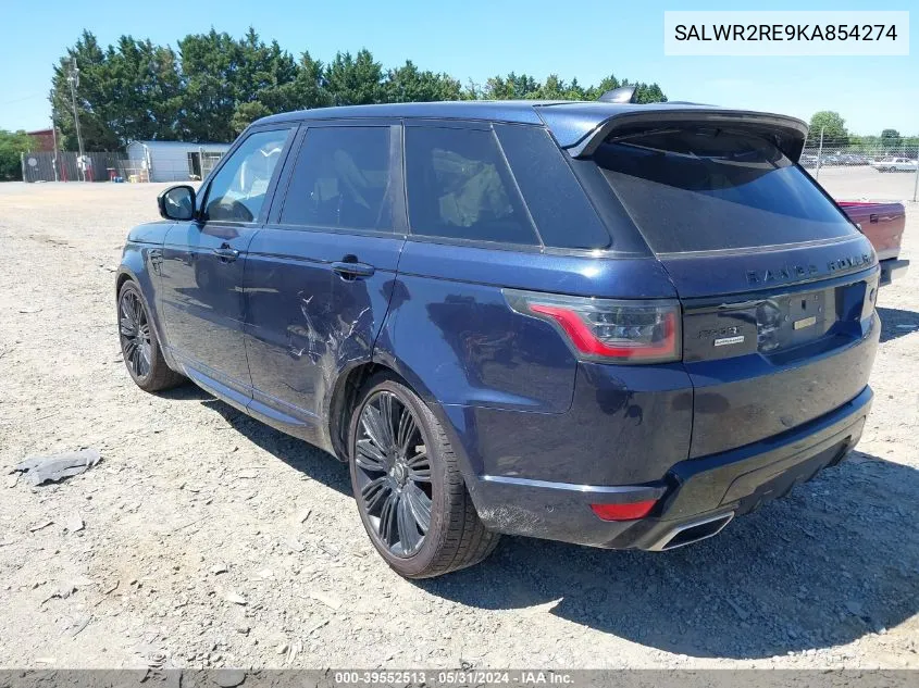 SALWR2RE9KA854274 2019 Land Rover Range Rover Sport Supercharged Dynamic