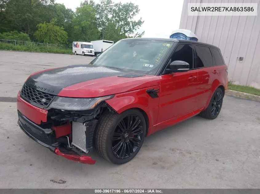 SALWR2RE7KA863586 2019 Land Rover Range Rover Sport Supercharged Dynamic