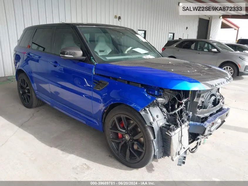 SALWZ2SE9KA872333 2019 Land Rover Range Rover Sport Svr