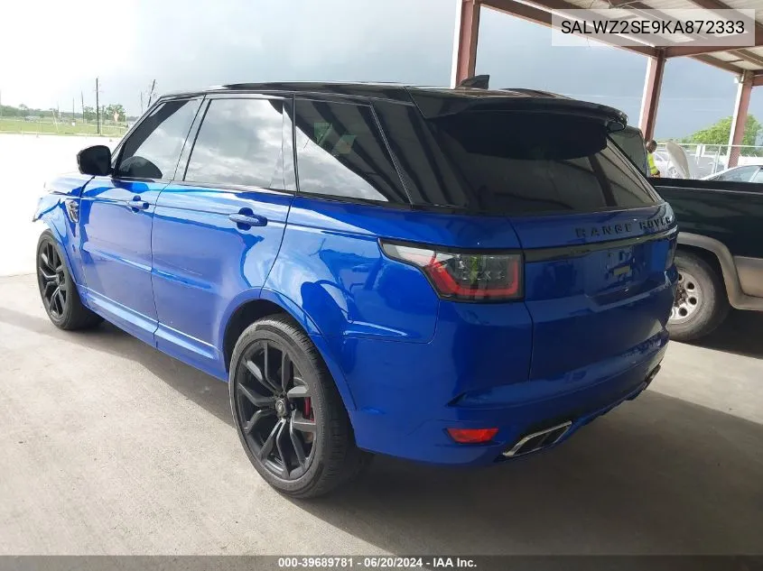 SALWZ2SE9KA872333 2019 Land Rover Range Rover Sport Svr