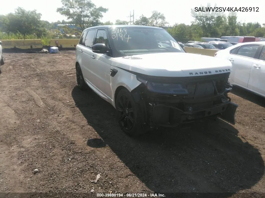 SALWV2SV4KA426912 2019 Land Rover Range Rover Sport Hse Dynamic